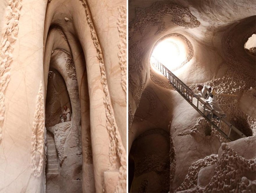 Скульптор 25 лет создавал подземный сказочный мир