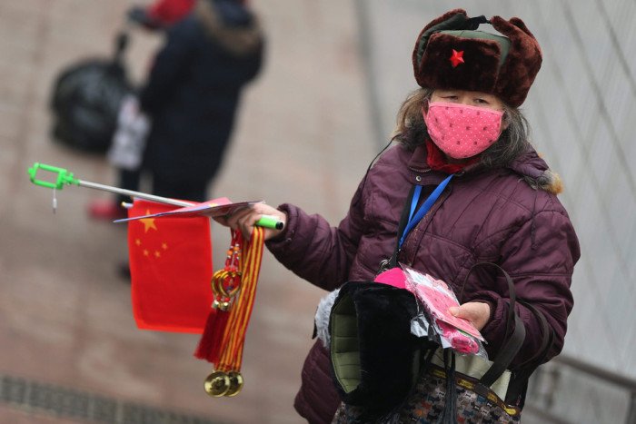 Новый тренд в Китае: модные марлевые повязки (22 фото)