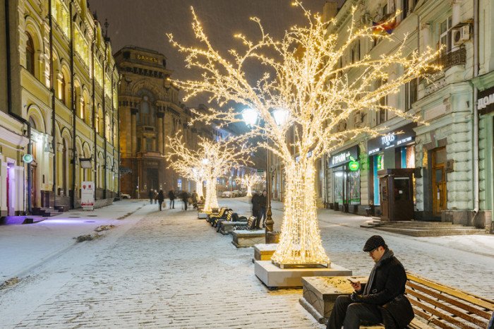 Как выглядит праздничная Москва (44 фото)