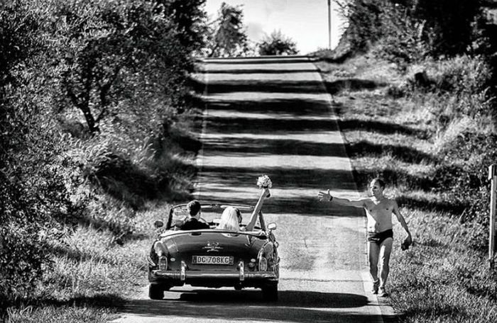 Прикольные свадебные фото (20 фото)