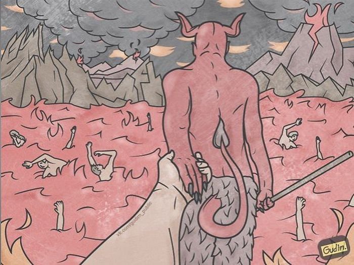 Cаркастические рисунки Антона Гудима (40 картинок)