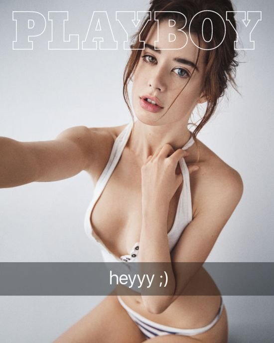 Первая неэротическая версия Playboy посвящена селфи и Snapchat (11 фото)