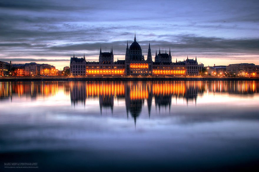 Красивые закаты и рассветы Будапешта