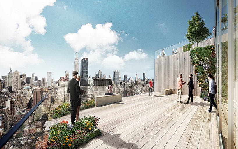 Интересный проект бизнес-центра с каскадными террасами в Нью-Йорке