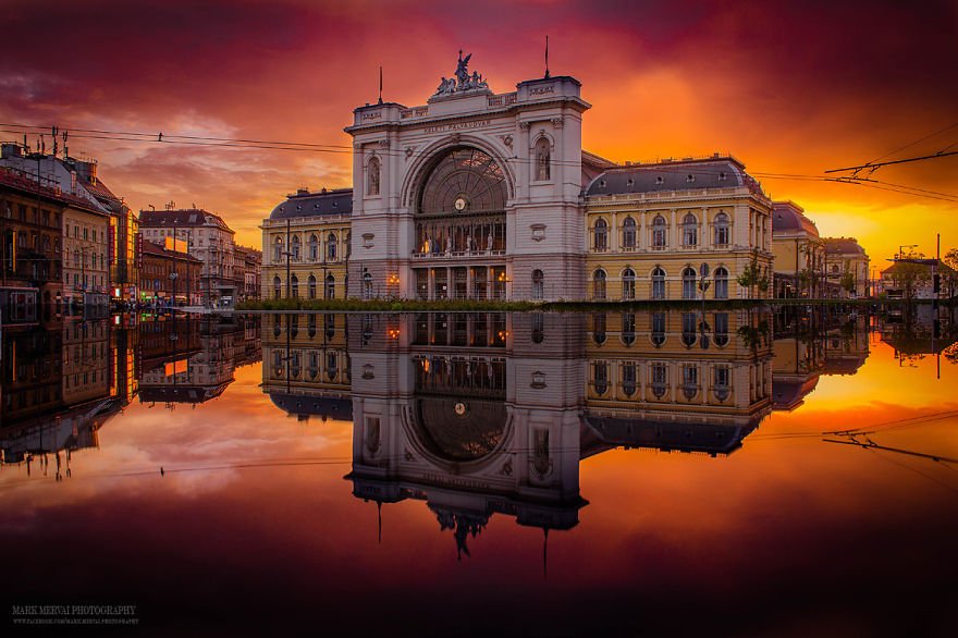 Красивые закаты и рассветы Будапешта
