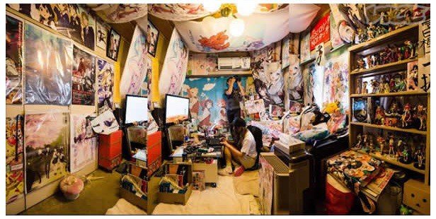 Какие комнаты японских девушек-отаку