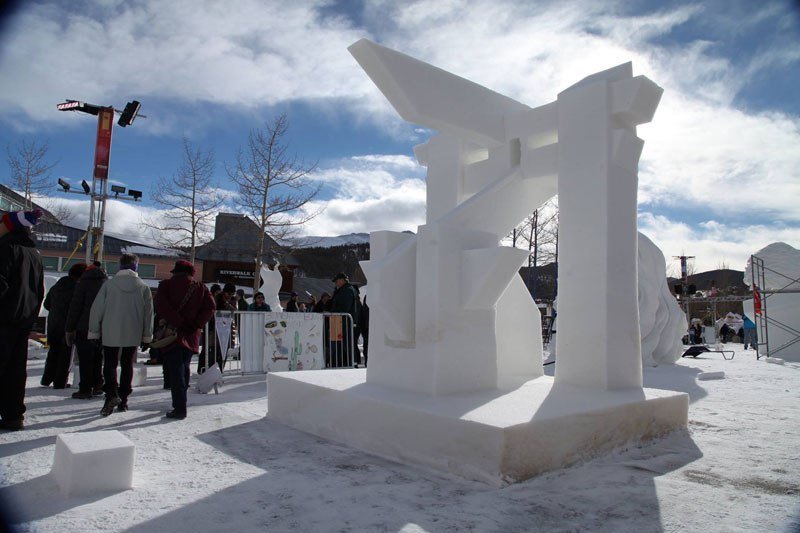 Международный чемпионат снежных скульптур в городе Брекенридж