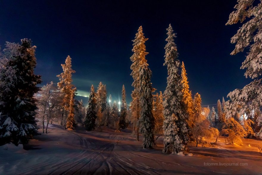 Снежные ландшафты. Финляндия