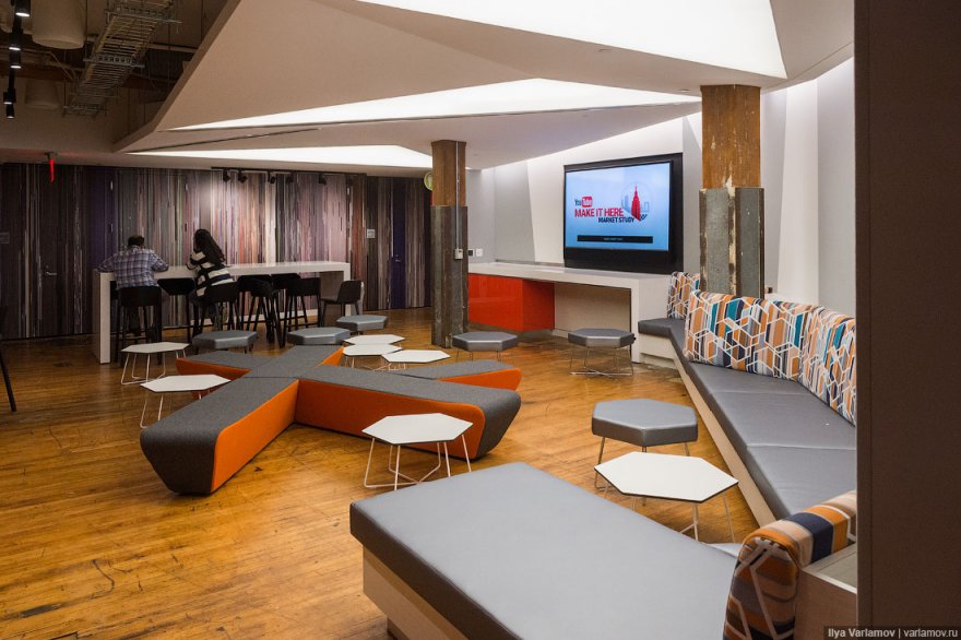 Новый необычный офис Google в Нью-Йорке