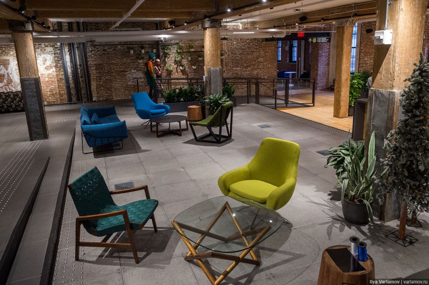 Новый необычный офис Google в Нью-Йорке