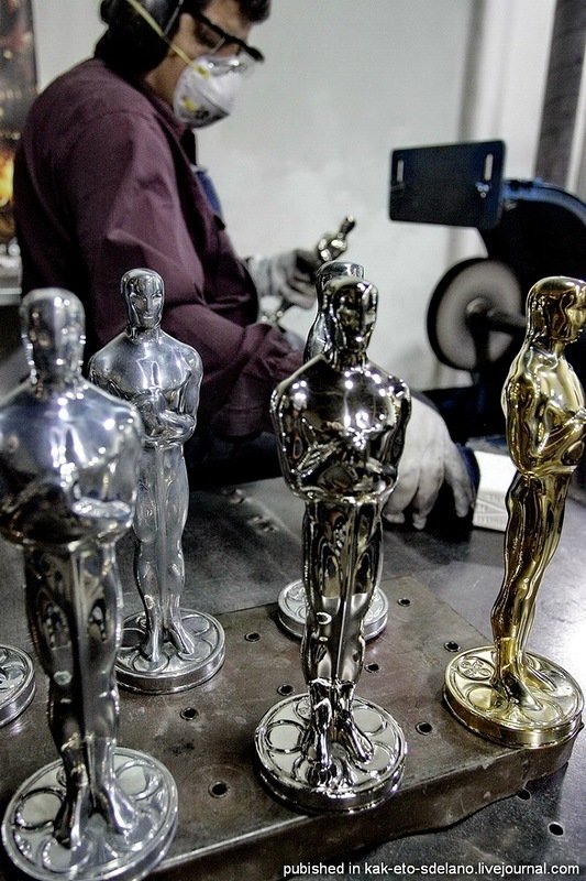 Процесс изготовления статуэтки «Оскар»