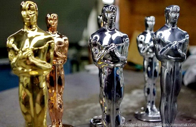 Процесс изготовления статуэтки «Оскар»