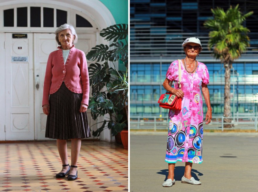 Мода: Русские пенсионеры спешат на подиум