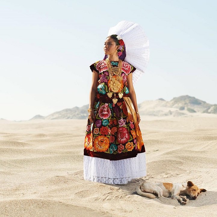 Традиционные убранства мексиканского индейского народа сатотеки