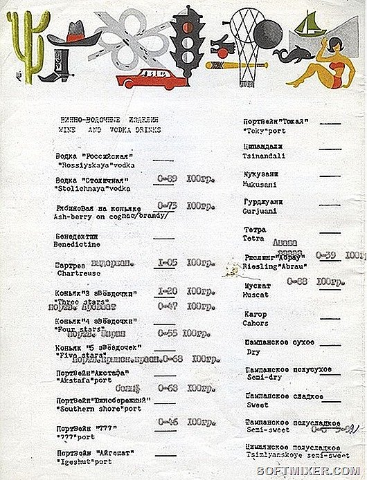 Рестораны Москвы советских времён