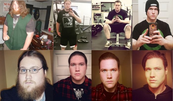 Фотографии людей «до» и «после», которым удалось похудеть (27 фото)