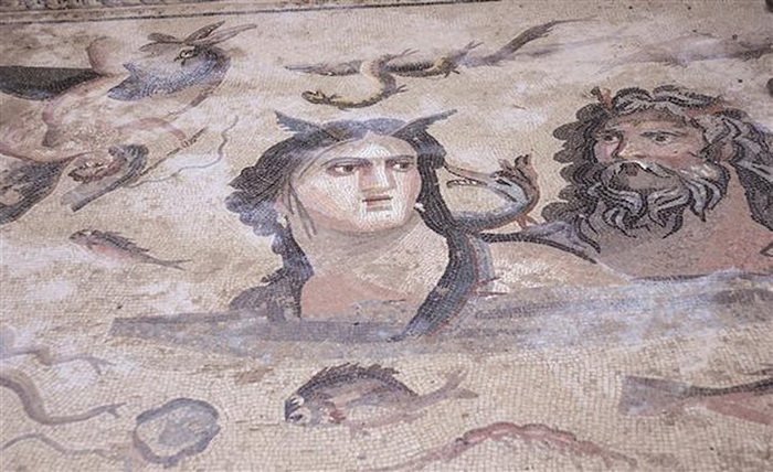 Древние греческие мозаики в турецком городе Зевгма