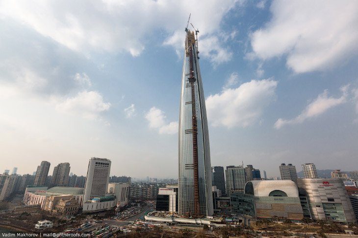 Небоскреб Lotte World Premium Tower в Южной Корее