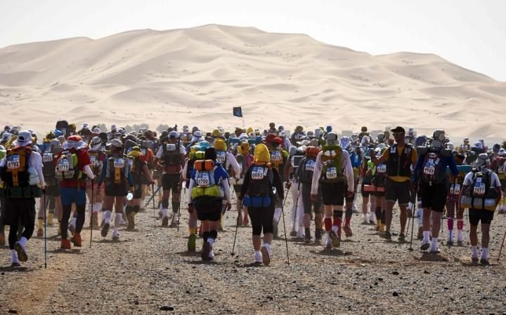 Гонка на выносливость: марафон Marathon des Sables в пустыне Сахара