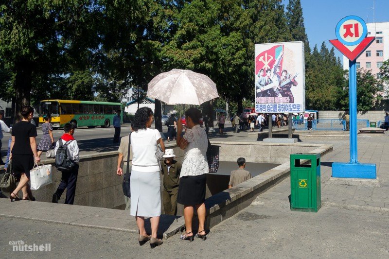 Пхеньянская подземка глазами иностранца