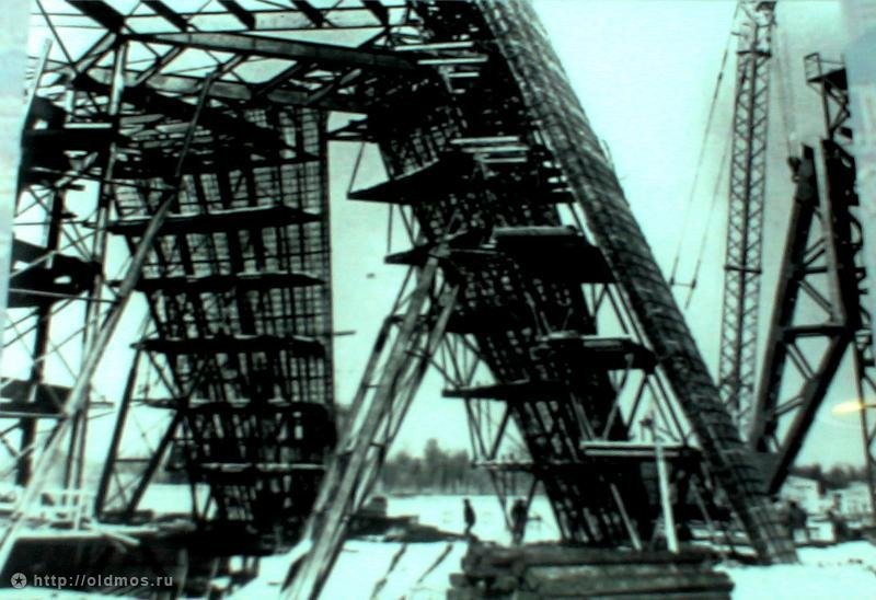 Cтроительство Останкинской башни