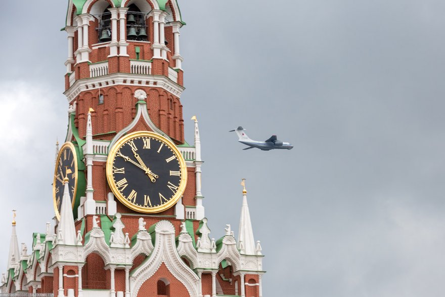 Фотоотчет о репетиции авиапарада на 9 мая