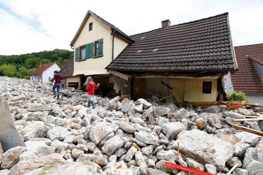 Последствия наводнения в Германии