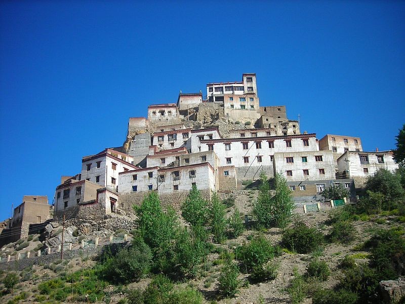 Необычный буддийский храм Ки Гомпа (Key Gompa), Индия