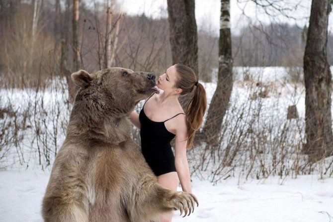 Сказочная фотосессия медведя Степана