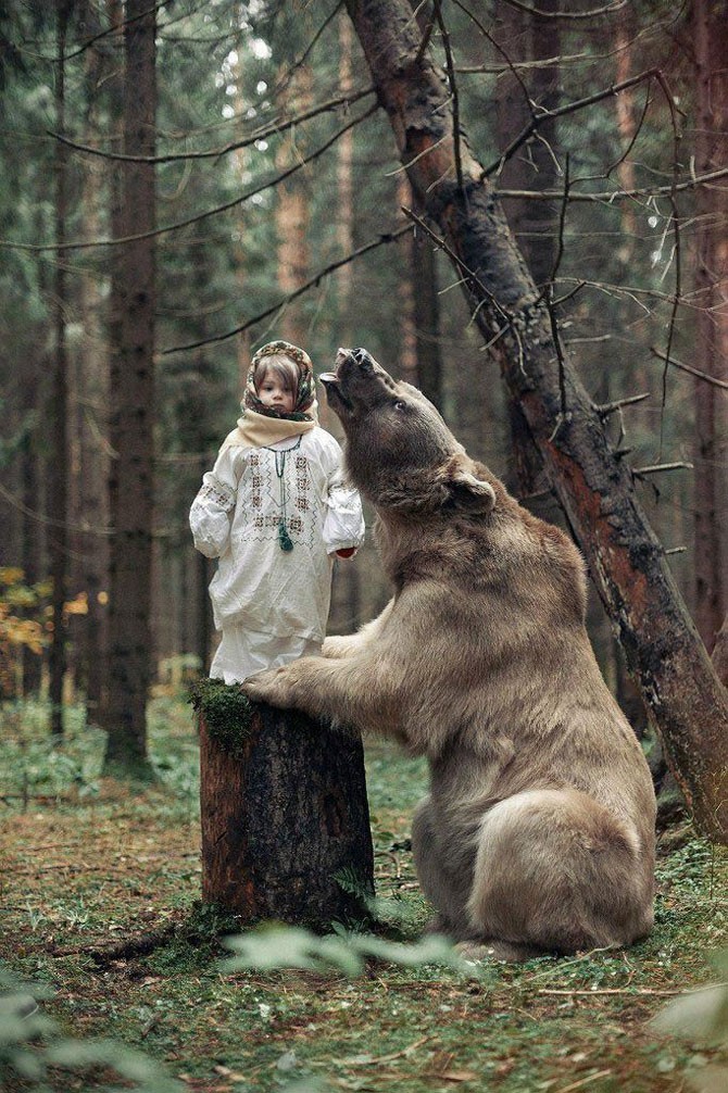 Сказочная фотосессия медведя Степана