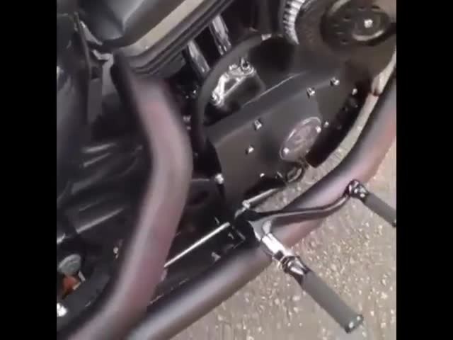 «Магический» окрас выхлопной системы мотоцикла