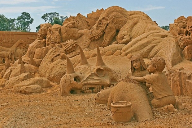 Удивительные скульптуры из песка, которые поразят даже самое изощренное воображение