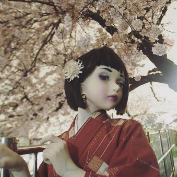 Живая японская кукла (17 фото)