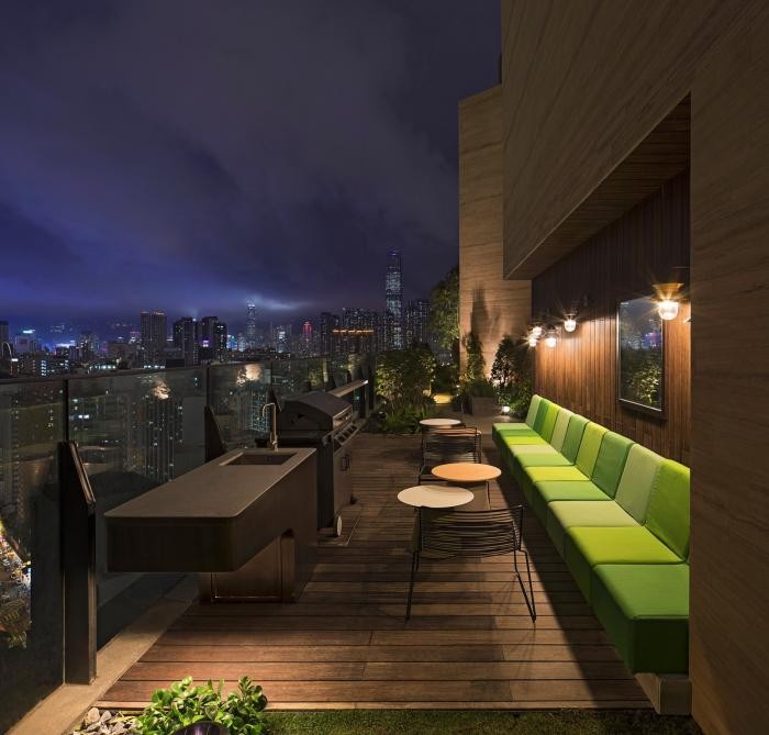 Архитектура и дизайн клубного дома в Гонконге (13 фото)