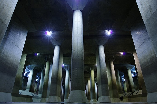 Огромное подземелье под Токио (12 фото)