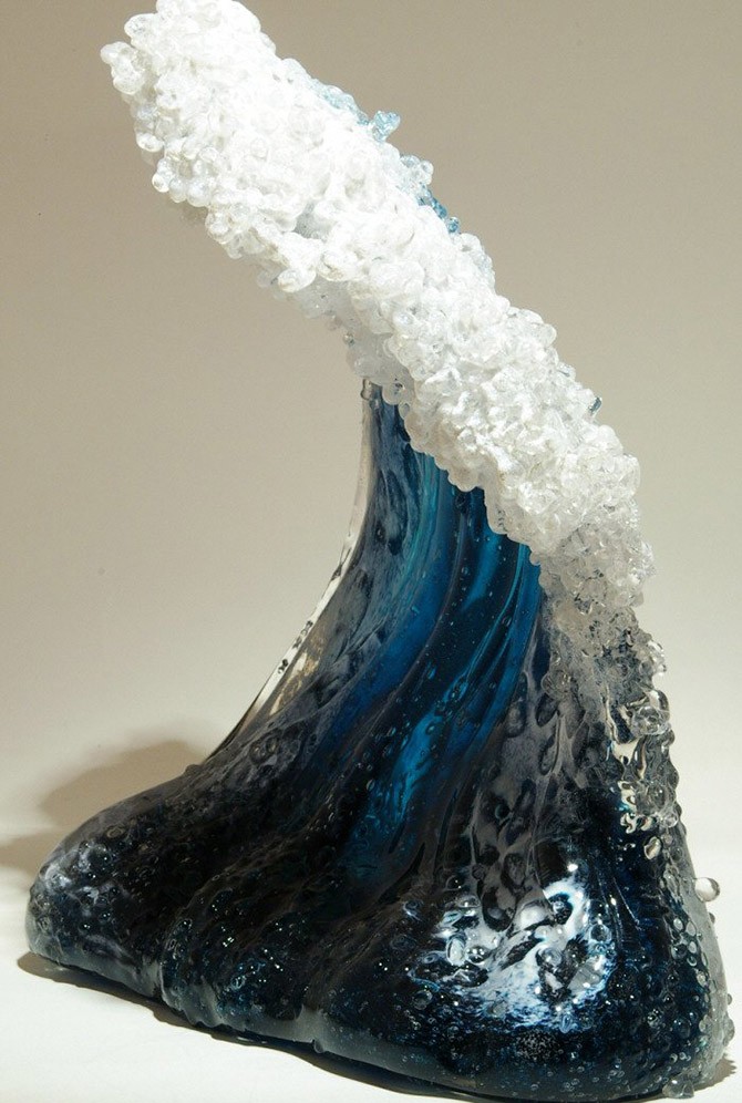 Морские волны в скульптурах Марши Блейкер и Пола Де Соммы (14 фото)