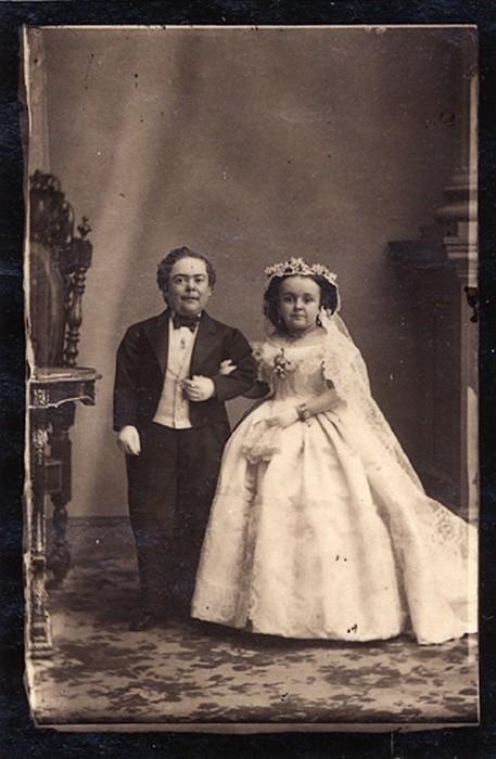 Роскошная свадьба лилипутов в годы гражданской войны в США (10 фото)