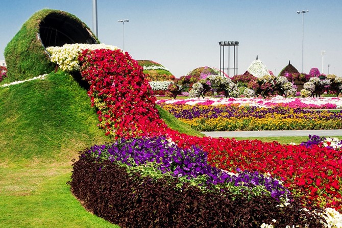 Уникальный сад в Дубае удивит даже самых придирчивых (20 фото)