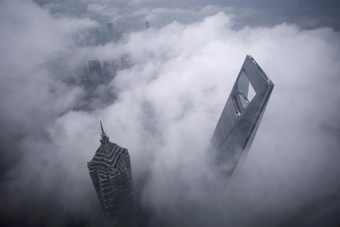 Города в облаках (13 фото)