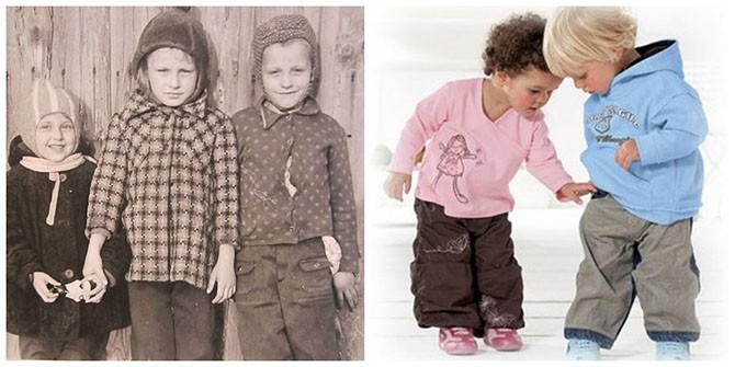 Как поменялась детская одежда со времён СССР (21 фото)
