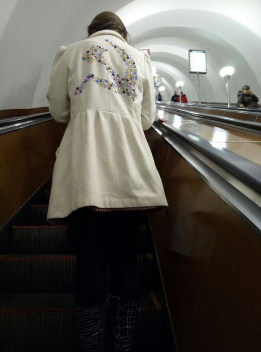 Модные пассажиры метрополитенов (32 фото)