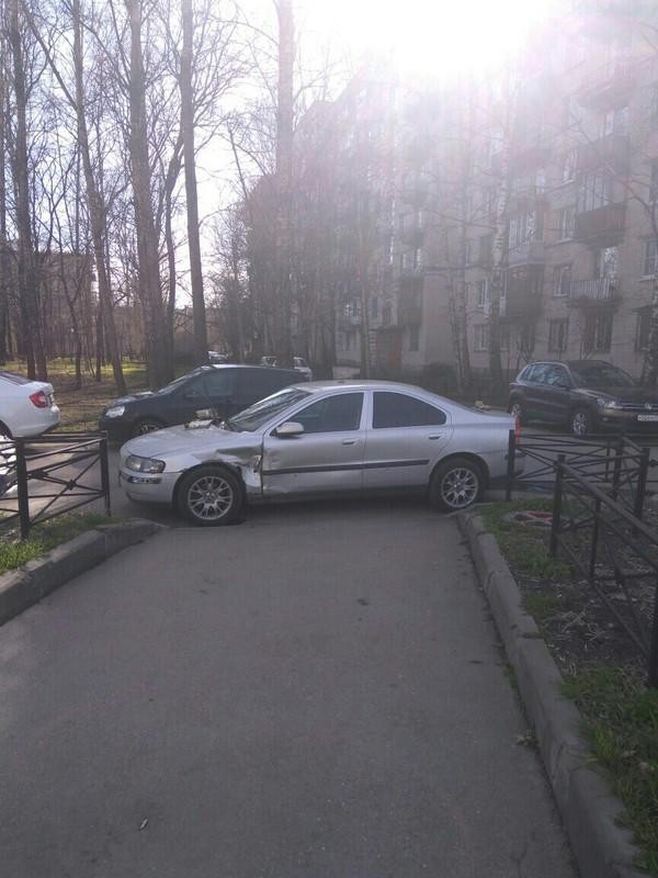 Питерский штраф за неправильную парковку (4 фото)