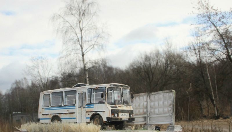 Шикарные автомобильные диорамы с грузовиками и автобусами (44 фото)