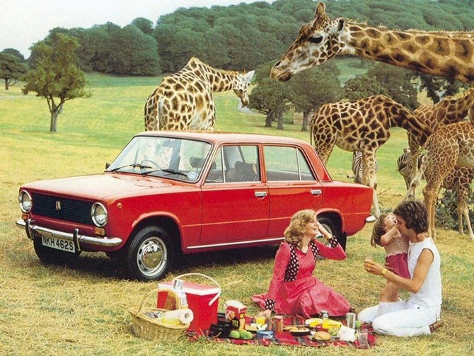 Как СССР рекламировал автомобили (21 фото)