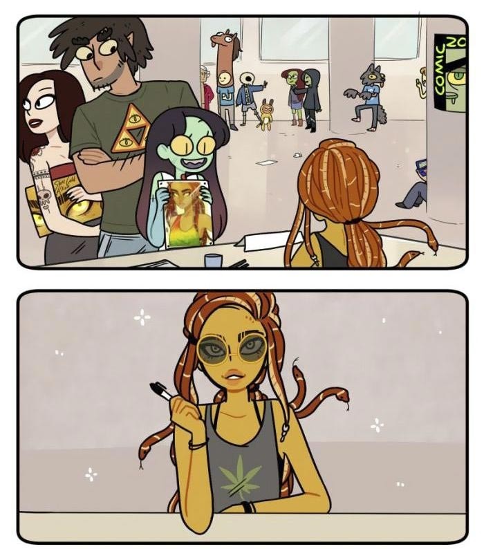 Забавные комиксы о нелегкой жизни девушки-зомби и ее друзей