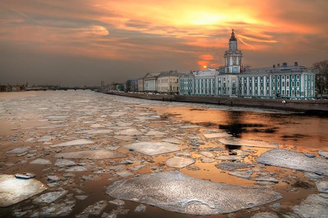 Рассветы и закаты в Санкт-Петербурге (19 фото)