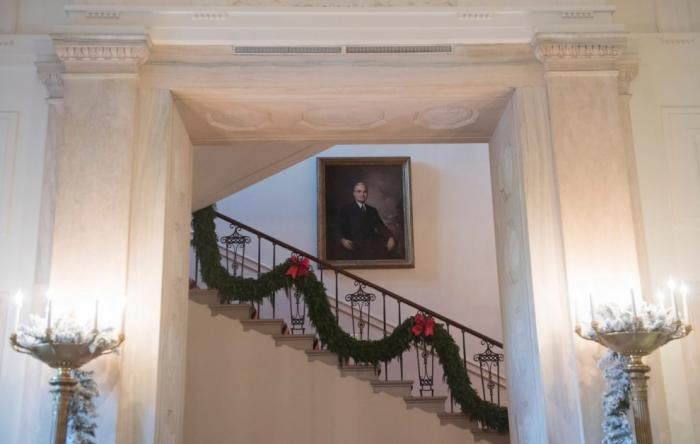 Как украсили Белый дом к Новому году (21 фото)
