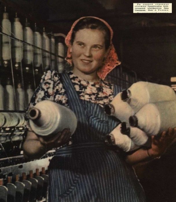 Советские девушки на страницах старых журналов (34 фото)