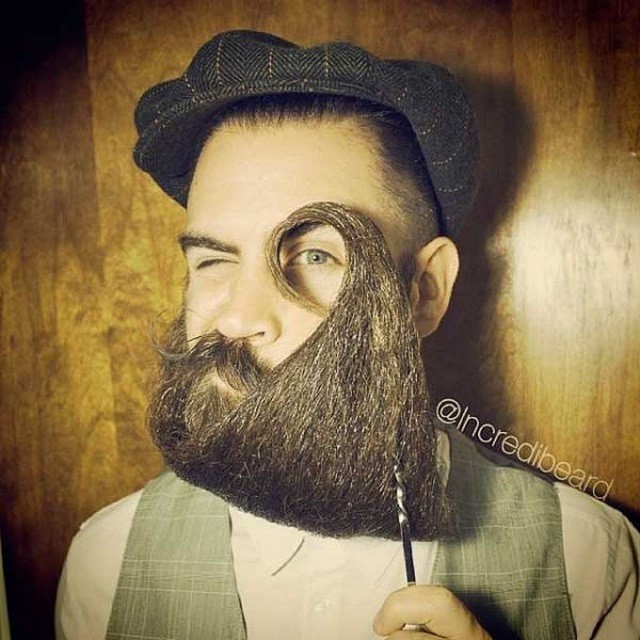 Mr. Incredibeard и его эпические скульптуры из бороды (32 фото)
