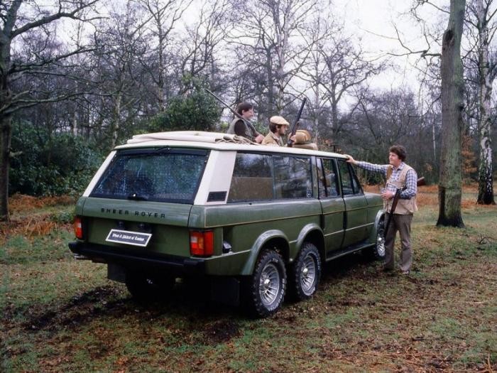 Шестиколесный Range Rover из 80-х (5 фото)